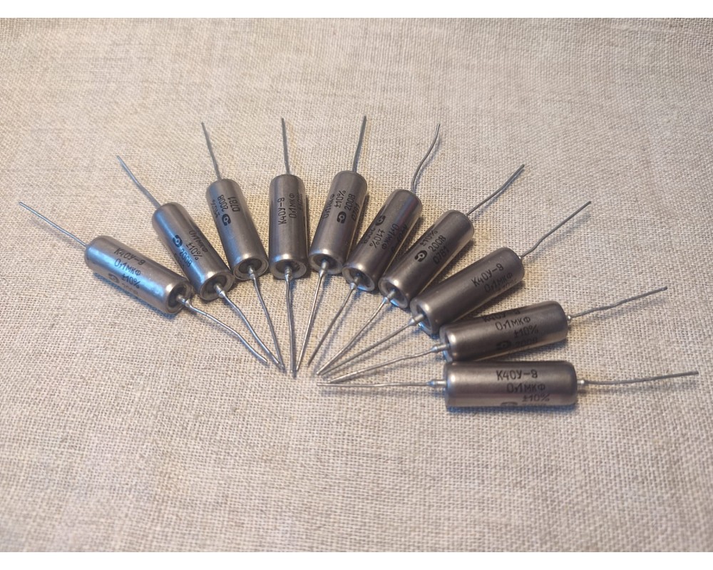 10 pcs. 0.1 uF 200V K40Y-9 PIO AUDIO CAPACITORS,