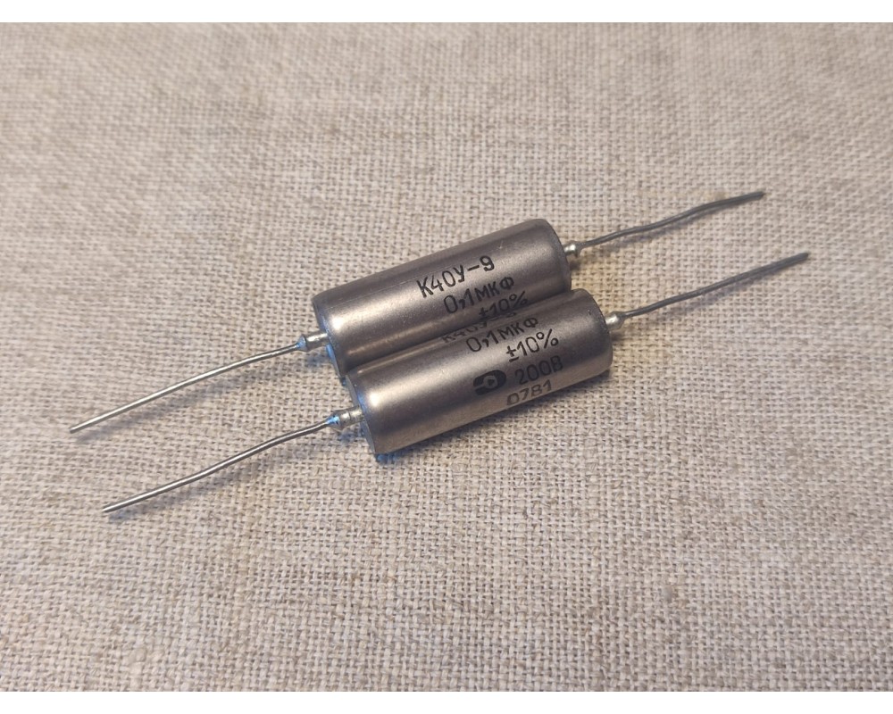 2 pcs. 0.1 uF 200V K40Y-9 PIO AUDIO CAPACITORS,