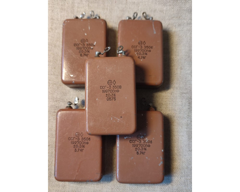 Kit 20 pcs.  SSG-2 99500- 200000 pF Mica Capacitor 350V