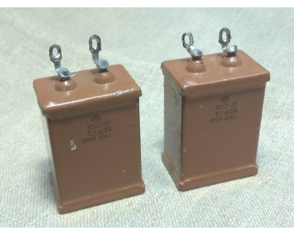 KSG-2G  0.1 uF  500V   Mica Capacitor