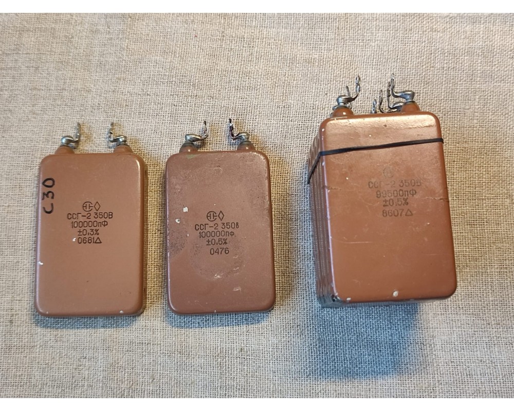 Kit 24 SSG-2 99500- 100000 pF Mica Capacitor 350V