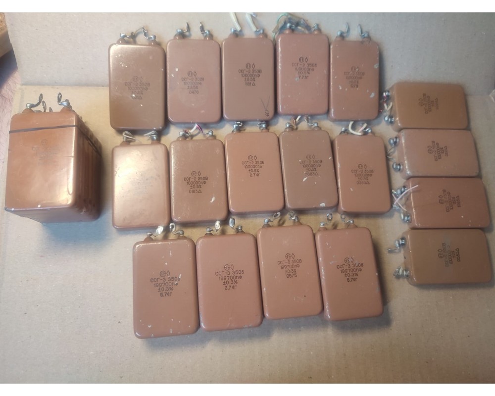 Kit 24 SSG-2 99500- 199700 pF Mica Capacitor 350V