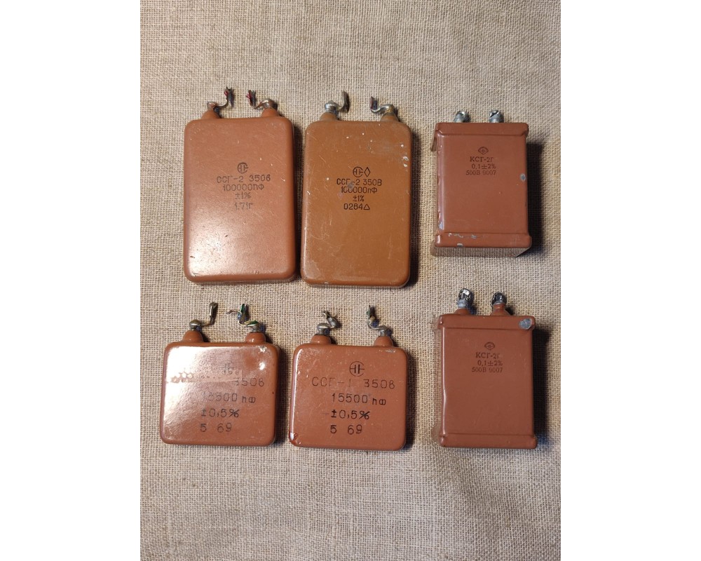 KSG-2G  0.1 uF  500V   Mica Capacitor